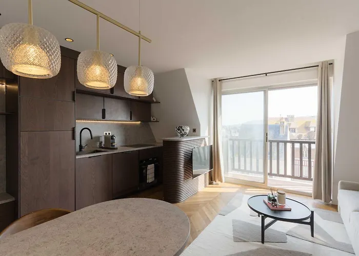 High-end 2 Bedroom Duplex With Parking Place Morny Appartement Deauville